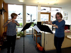 Musikalisches Rahmenprogramm mit Claudia Brustmeier und Sylvia Buik