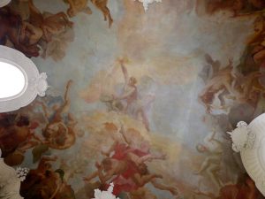 Zanettisaal um 1713 - Zeus stürzt die Giganten