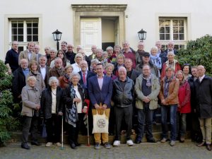 Schloss Cappenberg - Besucher mit Graf Kanitz