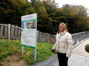 Am Aufstieg zum Turm